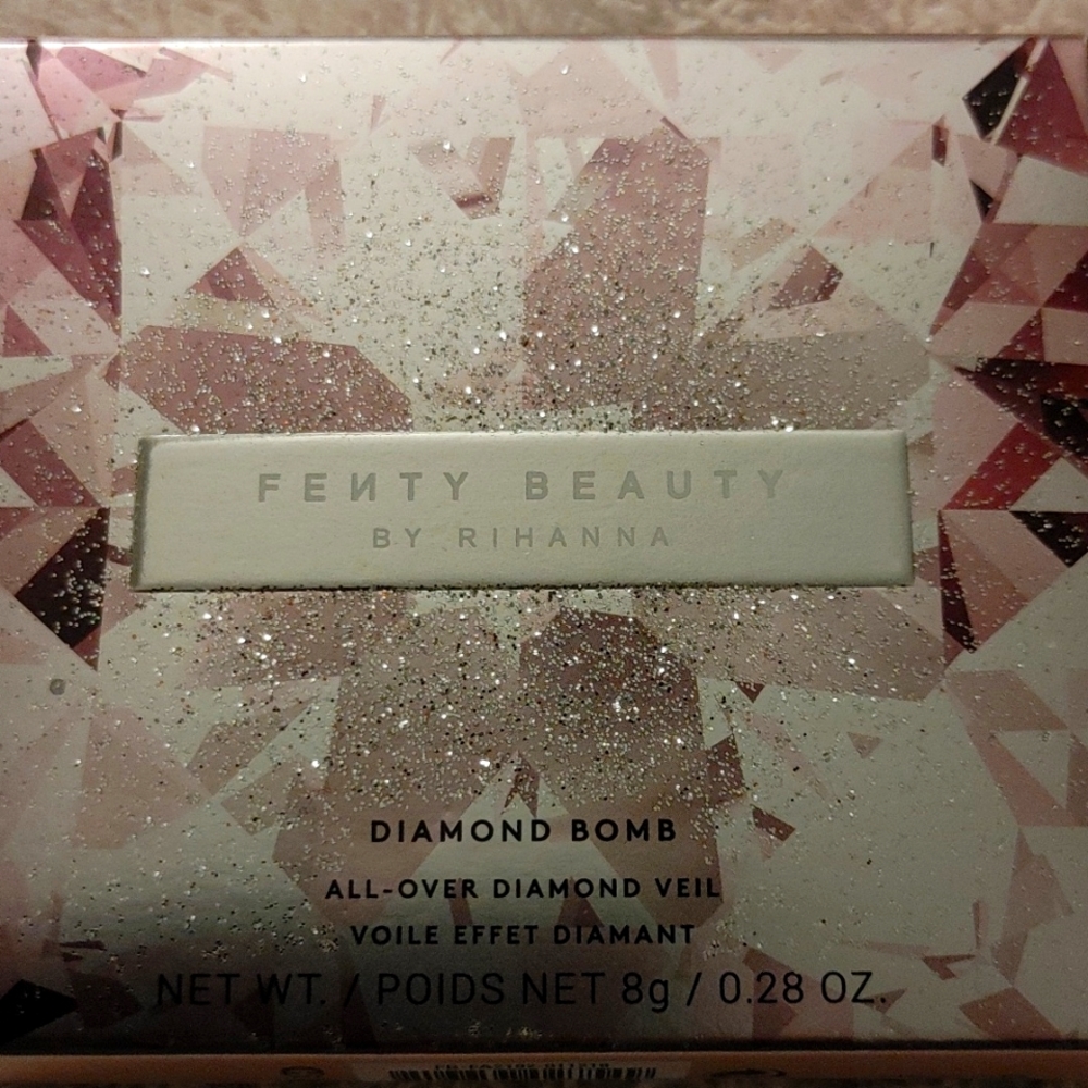Fenty Beauty Bomb All -Over Diamond Veil glitter highlighter. New